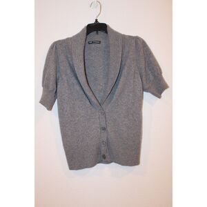 Autograph Marks & Spencer cashmere vneck collared button cardigan size UK 16